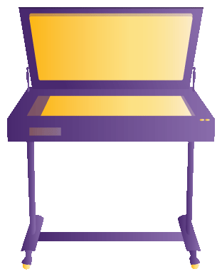 Drawing of scanner